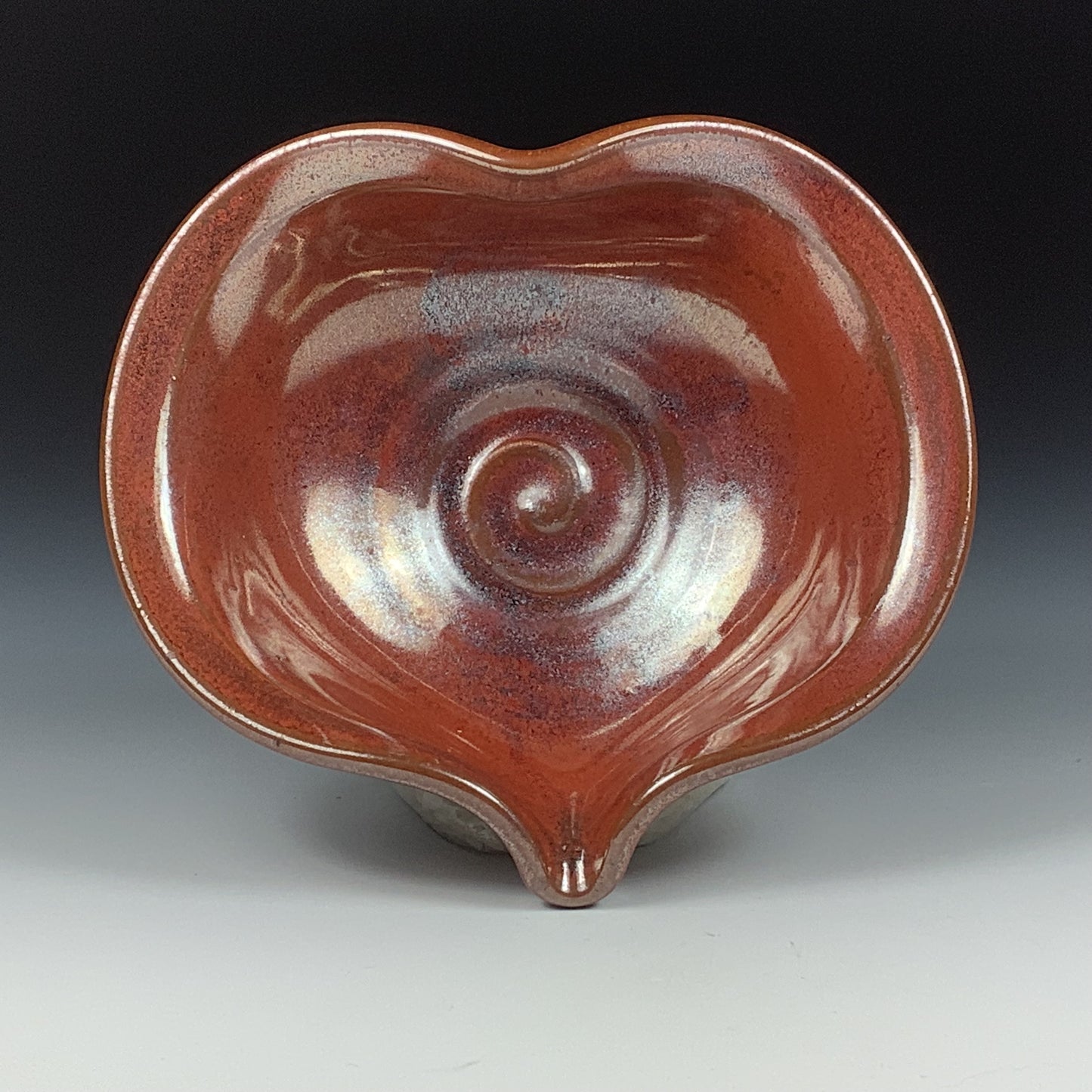 Handmade ceramic pottery bowl stoneware dinnerware heart-shaped bowl- heart love bowls dishes - item 3524