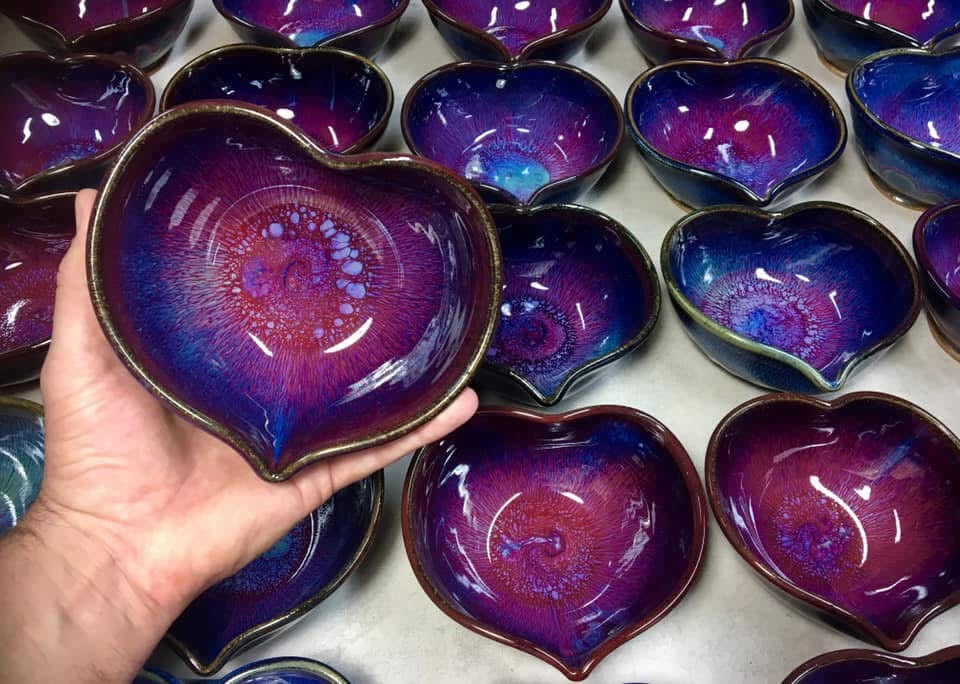 Heart bowls